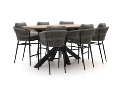 Bellagio Mineo/ROUGH-Y Ellips 240 cm Gartenbar-Set 7-teilig