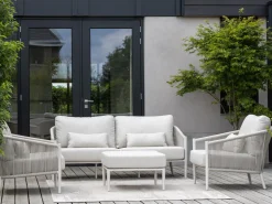 Bellagio Mineo Sessel-Sofa Lounge-Set 4-teilig