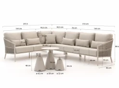 Bellagio Mineo/Tusa Ecklounge-Set 7-teilig links