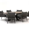Bellagio Nova Siri /ROUGH-Y Ellips 240cm Low Dining Gartenmöbel-Set 7-teilig