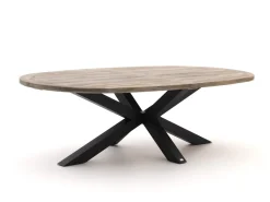 Bellagio Nova Siri /ROUGH-Y Ellips 240cm Low Dining Gartenmöbel-Set 7-teilig