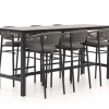 Bellagio Panaro/Trecenta 225 cm Gartenbar-Set 7-teilig