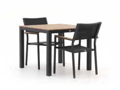 Bellagio Roma/Fidenza 90 cm Gartenmöbel-Set 3-teilig stapelbar