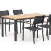 Bellagio Roma/Linosa 180 cm Gartenmöbel-Set 5-teilig stapelbar