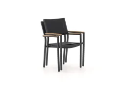 Bellagio Roma/Linosa 180 cm Gartenmöbel-Set 5-teilig stapelbar