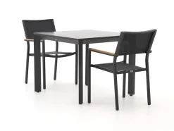 Bellagio Roma/Sestino 90 cm Gartenmöbel-Set 3-teilig stapelbar