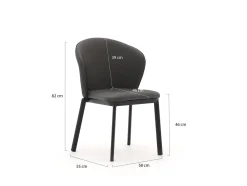 Bellagio San Lupo/La Fonte 160 cm Gartenmöbel-Set 5-teilig