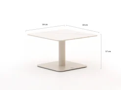 Bellagio San Lupo Loungetisch 59x59x37 cm