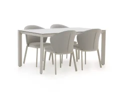 Bellagio San Lupo/Sestino 160 cm Gartenmöbel-Set 5-teilig