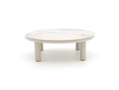 Bellagio Sarsina Lounge Gartentisch-Set ø 85 cm(h:27 cm)/ø 65 cm (h:21 cm)