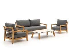 Bellagio Seiano Sessel-Sofa-Lounge-Set 4-teilig