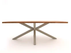 Bellagio Sordio/Induno Dänisch oval 240cm Gartenmöbel-Set 7-Teilig Stapelbar