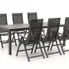 Bellagio Trappeto/Menzano 220 cm Gartenmöbel-Set 7-teilig verstellbar