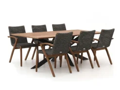 Bellagio Tredozio/Furato 220 cm Gartenmöbel-Set 7-teilig
