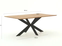 Bellagio Tredozio/Furato 180 cm Gartenmöbel-Set 5-teilig