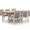 Bellagio Vezzano/Induno Dänisch oval 220 cm Gartenmöbel-Set 7-teilig