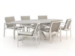 Bellagio Vezzano/Induno Ellips 280 cm Gartenmöbel-Set 7-teilig