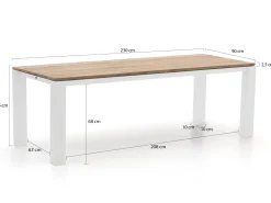 Bellagio Vezzano/Lagundo 230 cm Gartenmöbel-Set 7-teilig