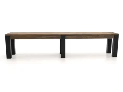 Bellagio Vezzano/ROUGH-X 240 cm Gartenmöbel-Set mit Bank 5-teilig
