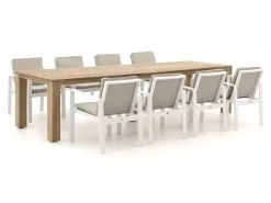 Bellagio Vezzano/ROUGH-X 320 cm Gartenmöbel-Set 9-teilig