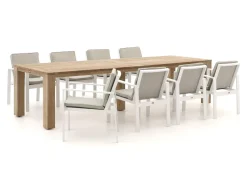 Bellagio Vezzano/ROUGH-X 320 cm Gartenmöbel-Set 9-teilig