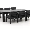 Bellagio Vinadio 255 cm Low Dining Gartenmöbel-Set 7-teilig