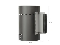 Boretti Grill Anzündkamin 28x18x27 cm