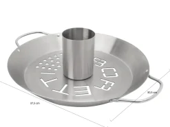 Boretti Grill Geflügelhalter 37,5x30,5x4 cm