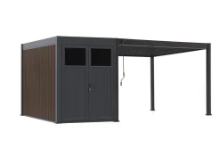 Cedrino Pergola 400x360x255 cm inkl. Stauraum 360x200 cm