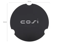Cosi Coverplate für Round glass set size L