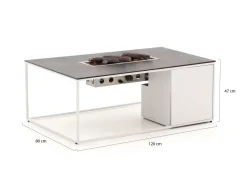 Cosidesign Line Lounge Feuertisch 120x80x47cm