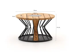 Cosilumia Beistelltisch ø 70 cm (h:41 cm)