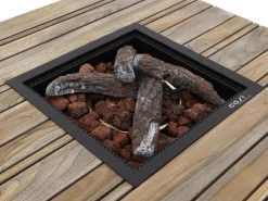 Cosiraw Lounge Feuertisch 100x100x55 cm