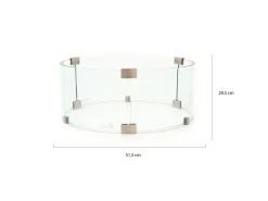 Cosi Round glass set size L