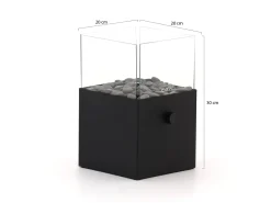 Cosiscoop Square Tischkamin 20x20 cm (h:30 cm)