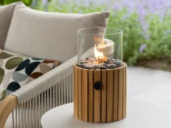 Cosiscoop Timber round Tischkamin (ø 18 cm, h: 30 cm)