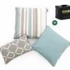 Dekokissen Set Retro Waves Blue