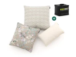 Dekokissen Set Soft Floral Light Naturel