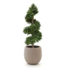 Designplants/Luca Lifestyle Buchsbaum Spirale Kunstbaum (h:140 cm) mit Terreno Tall Balloon Blumentopf