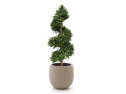 Designplants/Luca Lifestyle Buchsbaum Spirale Kunstbaum (h:140 cm) mit Terreno Tall Balloon Blumentopf