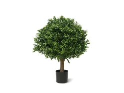 Designplants/Luca Lifestyle Buxus Kugel Kunstpflanze (h:40 cm) mit Bordo Balloon Blumentopf