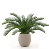 Designplants/Luca Lifestyle Cycas Palme Kunstpflanze (h:60 cm) mit Terreno Tall Balloon Blumentopf
