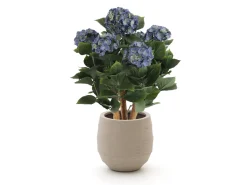 Designplants/Luca Lifestyle Hortensie Kunstpflanze (h:65 cm) mit Bordo Balloon Blumentopf