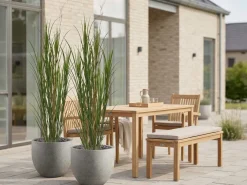 Designplants/Luca Lifestyle Reitgras Kunstpflanze (h:100 cm) mit Bordo Balloon Blumentopf