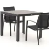 Forza Altea/Fidenza 90 cm Gartenmöbel-Set 3-teilig stapelbar