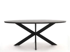 Forza Capri/Fidenza oval 180 cm Gartenmöbel-Set 5-teilig verstellbar
