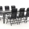 Forza Capri/Menzano 220 cm Gartenmöbel-Set 7-teilig verstellbar