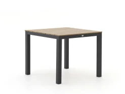 Forza Centallo/Fidenza 90 cm Gartenmöbel-Set 3-teilig stapelbar