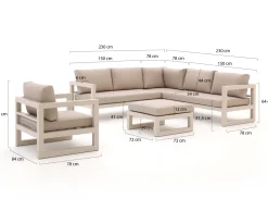 Forza Citerna Ecklounge-Set 5-teilig