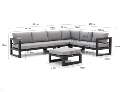 Forza Citerna Ecklounge-Set 5-teilig